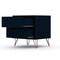 Manhattan Comfort Rockefeller 2.0 Nightstand, Tatiana Midnight Blue 102GMC4 - alternate 4